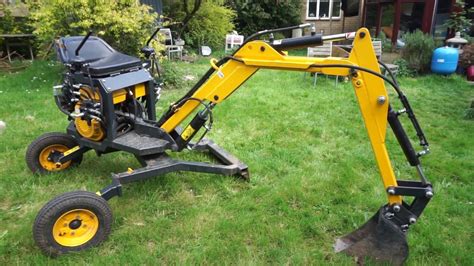 diy backyard mini excavator|build your own mini excavator.